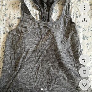 lululemon athletica Gray Tank Top